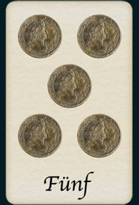 Fünf der Münzen