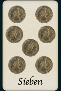 Sieben der Münzen